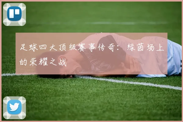 足球四大顶级赛事传奇：绿茵场上的荣耀之战